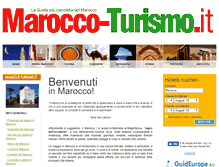 Tablet Screenshot of marocco-turismo.it